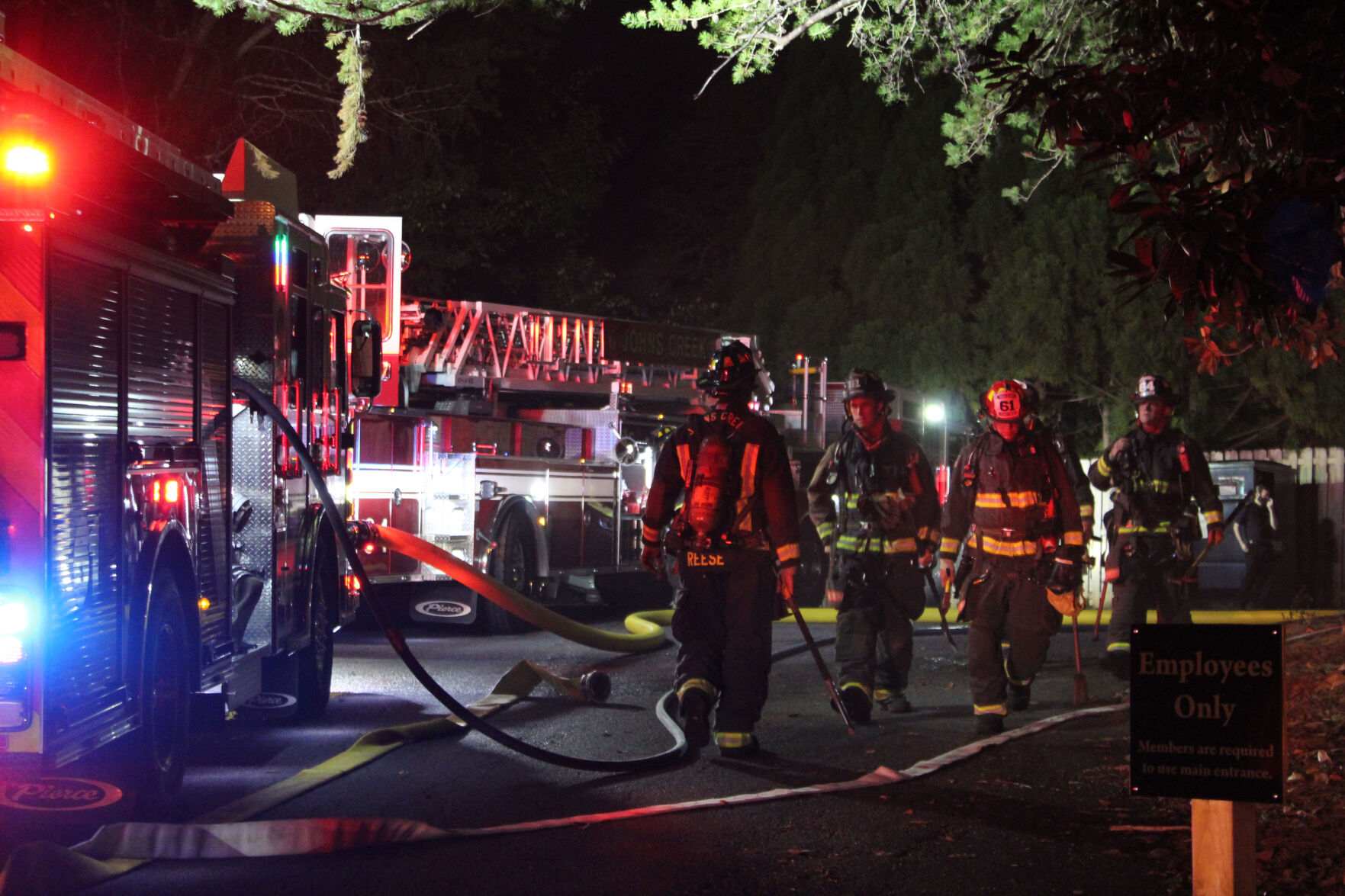Fire at The Standard Club